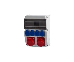 CAJA 12M Distribution Board 16A 5p, 32A 5p, 4x230V/12 F3.0451