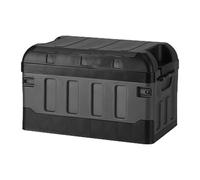 Caja de campamento - Caja de almacenamiento de campamento portátil | Almacenamiento del organizador de la troncal del automóvil | Cajas de engranajes al aire libre | Contenedor plegable de gran capaci