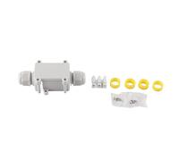 Caja de conexiones de conector de cable de 2 vías para exteriores IP68, conector de cable subterráneo de alta resistencia de 450 V 24 A para iluminación exterior, paisaje de
