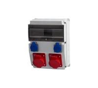 CAJA Distributor 12M Sockets 16A 5p, 32A 5p, 2x230V/12 F3.0450