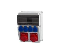 CAJA Distributor 12M Sockets 16A 5p, 32A 5p, 4x230V/12 F3.0451