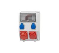 CAJA Distributor 9M Sockets 16A 5p, 32A 5p, 2x230V/9 F3_0245