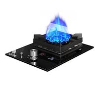CAJOLI 4.2Kw Energy-Saving Gas Stove, Embedded Desktop Household Liquefied Petroleum Gas, Liquefied Petroleum Gas Stove for Heating, Cooking