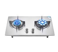 CAJOLI Camping Gas Stove, Stainless Steel Light Gas Stove, Ng/Lgp Gas Stove Kitchen Cooking Stove Outdoor Picnic Equipment Stove Professional,Natural gas