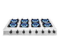 CAJOLI Commercial Gas Stove, Stainless Steel Commercial Canteen Restaurant High-Power Gas Stove, Suitable for Liquefied Gas Casserole Gas Stove,Liquefied gas,E