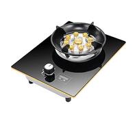 CAJOLI Home Timing Gas Stove, Tempered Glass Gas Stove, 60min Timer, Home Kitchen Commercial Restaurant Apartment Camping Gas Stove,Liquefied gas