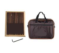 Cajon Box Drum Box Drum Cajon Compact Travel Flat Hand Instrument with Adjustable Wrench Carrying Bag(Color 1-with bag)
