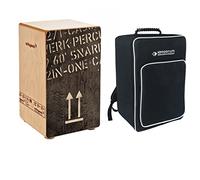 Cajon PERCUSSION SNARE CP 404 BLK 2INONE Ex Large + Keep Drum Gig Bag