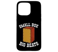 Cajón Small Box Big Beats Design for Kachon Player Cajónist Case for iPhone 15 Pro Max