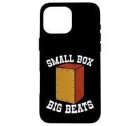 Cajón Small Box Big Beats Design for Kachon Player Cajónist Case for iPhone 16 Pro Max
