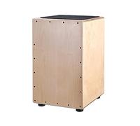 Cajon - Wooden Box Drum Hand Drum Internal Guitar Steel Strings With Bag Professional Percussion Instrument for Adults & Beginners (C)