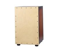 Cajon - Wooden Box Drum Hand Drum Internal Guitar Steel Strings With Bag Professional Percussion Instrument for Adults & Beginners (G)