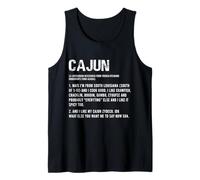 Cajun Definition Louisiana Mardi Gras Crawfish Tank Top