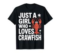 Cajun Just A Girl Who Loves Crawfish Mardi Gras T-Shirt