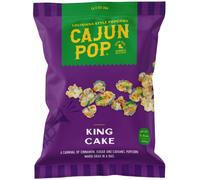 Cajun Pop Gourmet Popcorn Flavor Popcorn Already Popcorn No Chocolate Drizzle, Birthday Popcorn & Movie Night Sweet & Spicy Snacks (King Cake, Family Size - Single Bags)