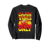 Cajun Vibes Only Crawfish Louisiana Boil Retro Sweatshirt