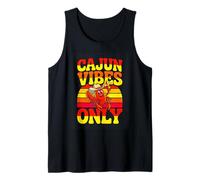Cajun Vibes Only Crawfish Louisiana Boil Retro Tank Top