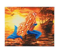 CAK-A59: "Mermaid Dreams" Framed Crystal Art Kit, 40 x 50cm