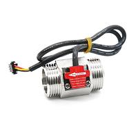 CAKADIXIY YF-B10-S DC24V SS304 Hall Water Flow Sensor G1 Inch DN25 Impeller Flowmeter 1Pcs