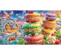 cake 1000 Pieces Recycled Paper Puzzle - Great Gift Idea Challenging Home Activity for Adults 38x26/1000pcs
