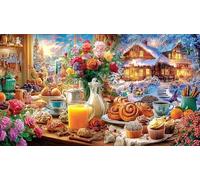 cake Adult Jigsaws 1000 Pieces Challenging Puzzles Educational Games Beautiful Decoration Puzzle for Wall Decoration and Gifts 38x26/1000pcs