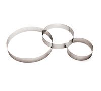 Cake And Mousse Ring Stainless Steel Ø 14 - 30 Cm Sambonet Paderno
