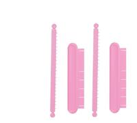 Cake Arc Ruler,2PCS Cake Curved Flower Arranging Aid Fondant Edges Marker With Scale,Adjustable Arc Decoration Marking Divider,Cakes Baking Measure Pastry Art Tools