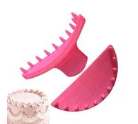 Cake Arch Guide Tool - Cake Decorating Tools, Ruffle Marker & Piping Stencil Set for Baking | 2 Piece Çake Icing Tool Beginners | for Home Bakers, Bakery, Pastry Shop, Design, Frosting, Fondant