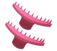 Cake Arch Guide Tools, 2pcs Cakes Ruffle Spacing Decorating Tools, Reusable Professional Pastry Decorating for Cake, Plastic Piping & Ruffle Writing Swag Guide Decoration (Rose Red S 2PCS)