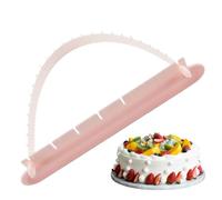 Cake Arch Ruler, Cake Smoother, Pastry Ruler Arc Marking Divider, Adjustable Decorating Graduated Scale, Curved Baking Tool Candy Decoration For Chocolate Cream Enthusiasts Beginners Bakers Daily Use