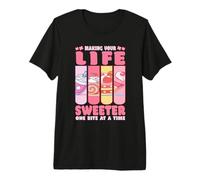 Cake Baker Making Life Sweeter Cupcake Premium T-Shirt