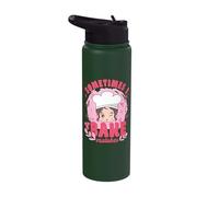 Cake Baker Sometimes Bake Mistakes Cupcake Stainless Steel Insulated Water Bottle