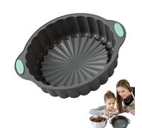 Cake Baking Molds - Silicone Pan Set, Birthday Flower Tray with Flexible Material, Baking Kitchen Tool for Tart Cheesecake Pie, Bakeware Accessories Category, Jelly Mold Pan for Bread Flan Use