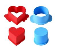 Cake Ball Shaper, Cake Pop Cookie Cutter Set, Baking Accessories for Dessert Skewers with Various Shapes
