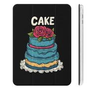 Cake Birthday Party Cute Tablet Case with Pencil Holder Unisex Slim Hard Protective Cover Compatible with iPad Mini 4/5/6