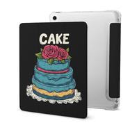 Cake Birthday Party Cute Tablet Case with Pencil Holder Unisex Slim Hard Protective Cover Compatible with iPad 2020 /Pro 2020/2020 AIR 4 /Pro 2021