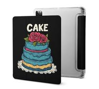 Cake Birthday Party Cute Tablet Case with Pencil Holder Unisex Slim Hard Protective Cover Compatible with iPad 2020 /Pro 2020/2020 AIR 4 /Pro 2021