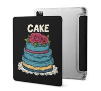 Cake Birthday Party Cute Tablet Case with Pencil Holder Unisex Slim Hard Protective Cover Compatible with iPad 2020 /Pro 2020/2020 AIR 4 /Pro 2021
