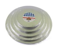 Cake Boards - Cake Drums 10 Inch Round | 8 Inch | Cardboard Cake Rounds | Cake Base Cardboard | Wedding Birthday Cake | desposable Cake Plates | Round Cake Boards For Dessert, Cake, Pizza Decorating
