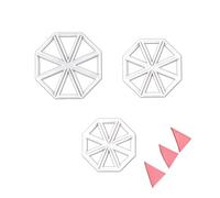 Cake Bunting Cutters - ShiningUU 3Pcs Cake Decorating Supplies Mold | Cookie & Fondant Decorating Tools | Flags Mold for Beginners DIY Cakes, Cupcakes, Biscuits