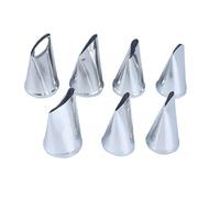 Cake Cake Piping Tips Set 7 Pcs/Set Large Rose Petal Tips Icing Nozzle Decorating Tip for Cupcake Cookie Cake Decorating Functional