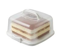 Cake Carrier - Clear Display Reusable Keeper | Round Cake Carrier Transport Holder | for Serving Pie Cupcake Dessert Muffin Bread Fruit Travel Home Apartment