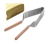 Cake Clamp Slicer Stainless Steel Cake Clamp Cake Cutting Tool Triangle Cake Slicer Cake Divider Cutter Server Cake Cutter Pie Cutter Tool for Cakes Desserts Pizza