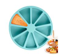 Cake Cooking Mould, Silicone Mold | 9 Pieces with Silicone Mold Cake - Triangle Pizza Scone Pan Gadget de Cuisine for Beginners for Restaurants, with the Innovative Design of 9