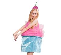 Cake Costume - Party Outfits,Sleeveless Pretend Play Dresses with Hat for Festival Celebration Holiday Stage Show Theater Performance Family Gathering