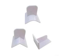 Cake Cream Smoother Set 3Pcs Plastic Leveling Plastic Cake Smoother Kit 12cm White Baking Professional Cake Decorating Tools for Home Bakers 3-Piece Frosting Scraper Set 12x10x3cm White Design