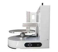 Cake Cream Spreading Machine Electric Birthday Cake Spreading Machine Adjustable Speed Turntable Automatic Coating Smoothing Machine Decorating Coating Making 4-12 Inch Cakes