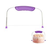 Cake Cutter, Cake Leveller, Cake Slicer, Cake Leveller Cutter, Professional Stainless Steel Cake Leveller Slicer Adjustable Wire Slicer Cutter, Ideal Kitchen Baking Tools for Cake Cutting,Purple