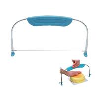 Cake Cutter Cake Slicer Cake Leveller Adjustable Stainless Steel Cake Leveller Cutter with Wire for Layer Cakes Kitchen Accessories for Birthday Party Cakes (Blue)