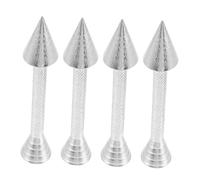 Cake Decorating 4pcs Cake Decorating Tools Aluminum Alloy Decorating Stick Rose Tray Decorating Pin Cream Cake Baking Tools Icing Bags